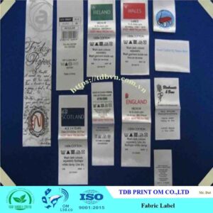TDB - Label Printing Supplier - Tem Nhãn Mác Sản Phẩm
